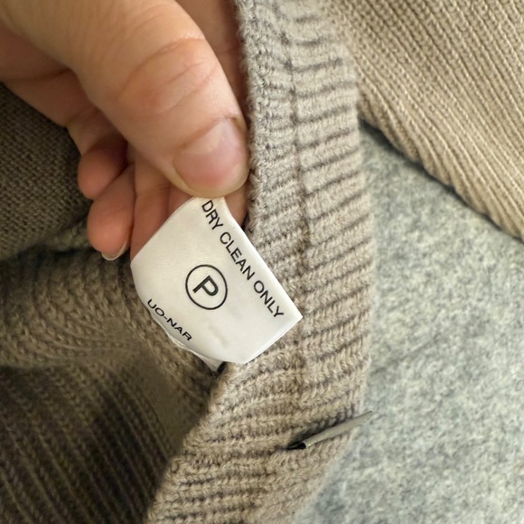 Woolrich Women’s Brown Fair Isle 100% Wool Zip Hoodie Sweater Jacket Size L - Picture 3 of 10